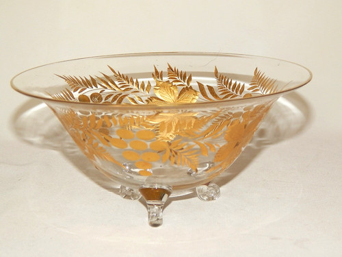 Glas schale 1910 20 - glas,