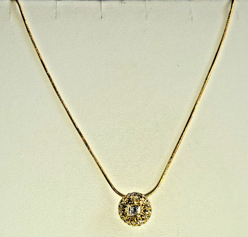 Schlangenkette vergoldet - 40,