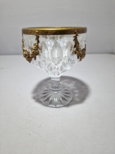 Dekoglas mit vergoldetem rand - dekoglas,
