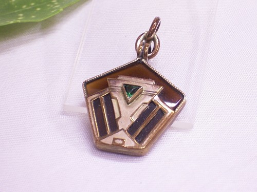 Art deco anhänger geometrisch - art,