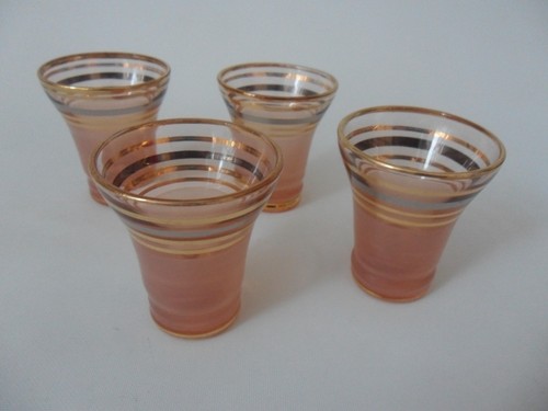 Antik schnapsglas vergoldet - antik,