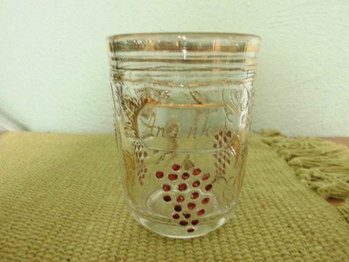 Becher glas andenken zierglas - becher,
