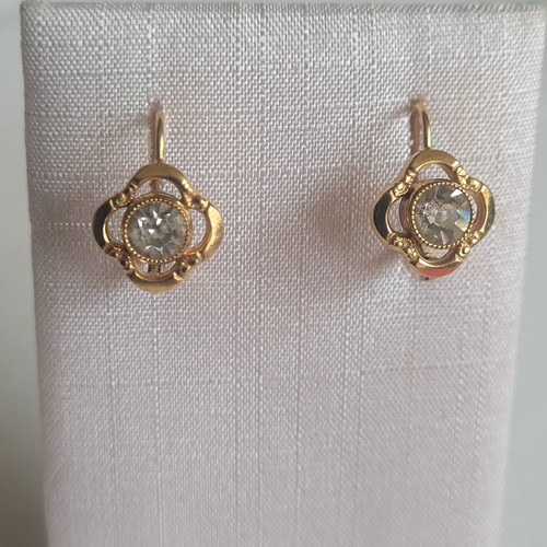 Vintage ohrringe vergoldet - vintage,