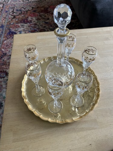Likör set aus glas - aus, 7-teilig